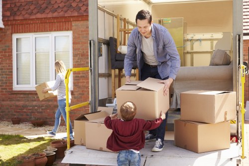 Professional removals team handling a move in Kentish Town