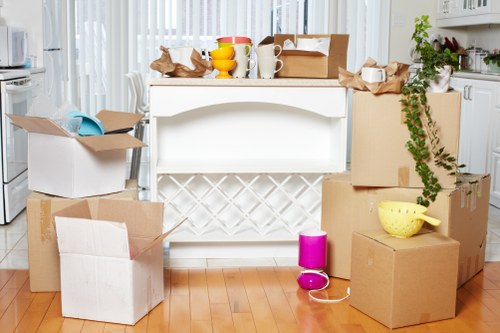 Local team collecting bulky furniture from a residential property