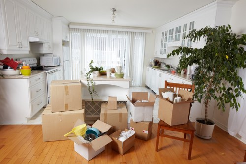 Cubic-yard loading space for a Kentish Town house move