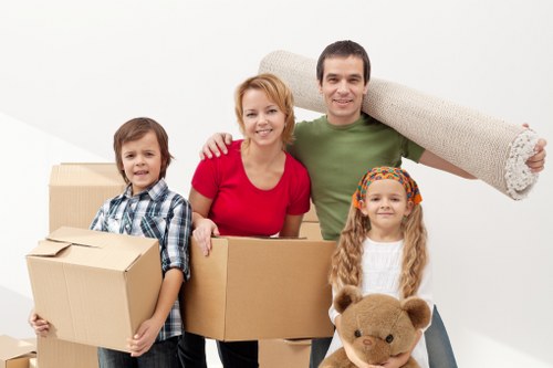 Domestic furniture relocation in a Kentish Town flat with stairs