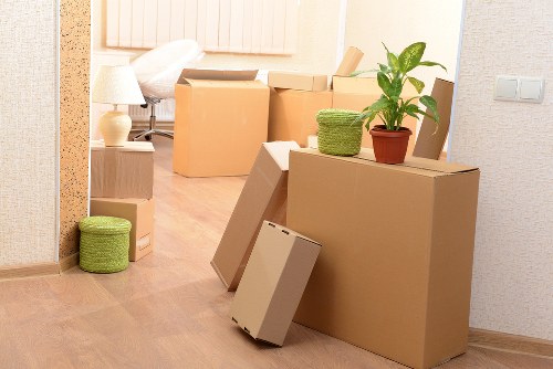 Packing and loading support for a Kentish Town house move